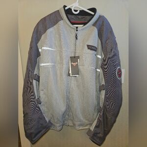 Victory Gray and Black Men's Performance Jacket